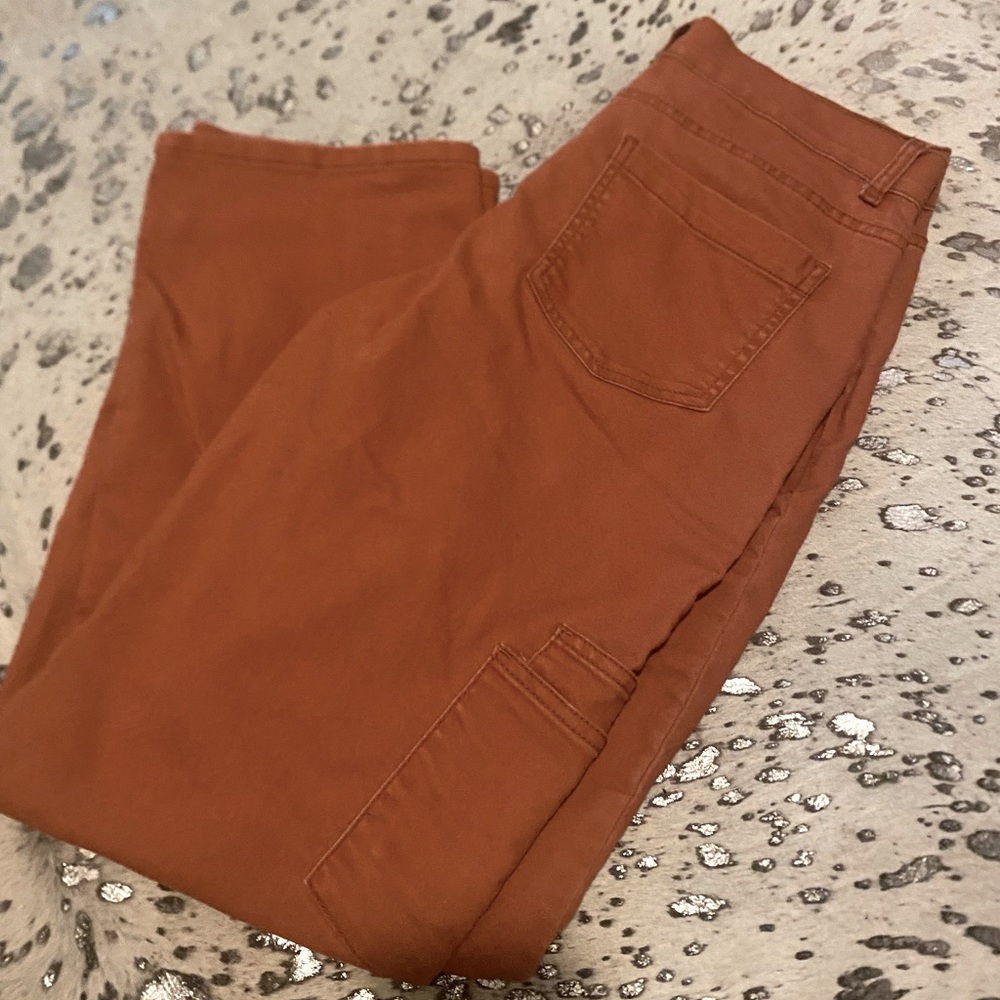 Kids Orange cargo pants